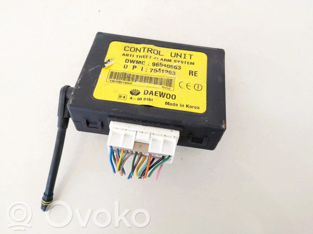 Chevrolet Kalos Unidad de control/módulo de alarma 