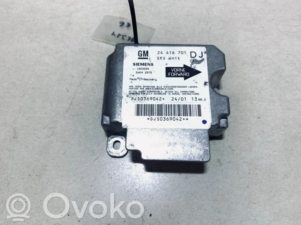 Opel Vectra B Unitate/modul de comandă airbaguri 