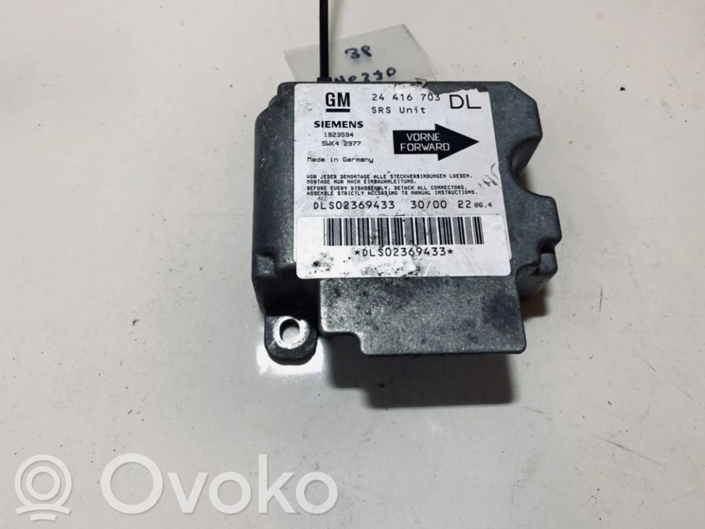 Opel Astra G Centralina/modulo airbag