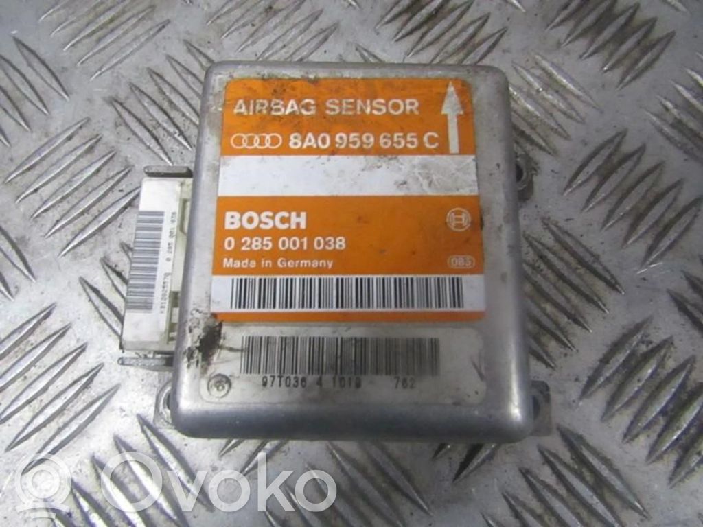 Unidad de control/módulo del Airbag   8A0959655C,0285001038,0285001038,8A0959655C