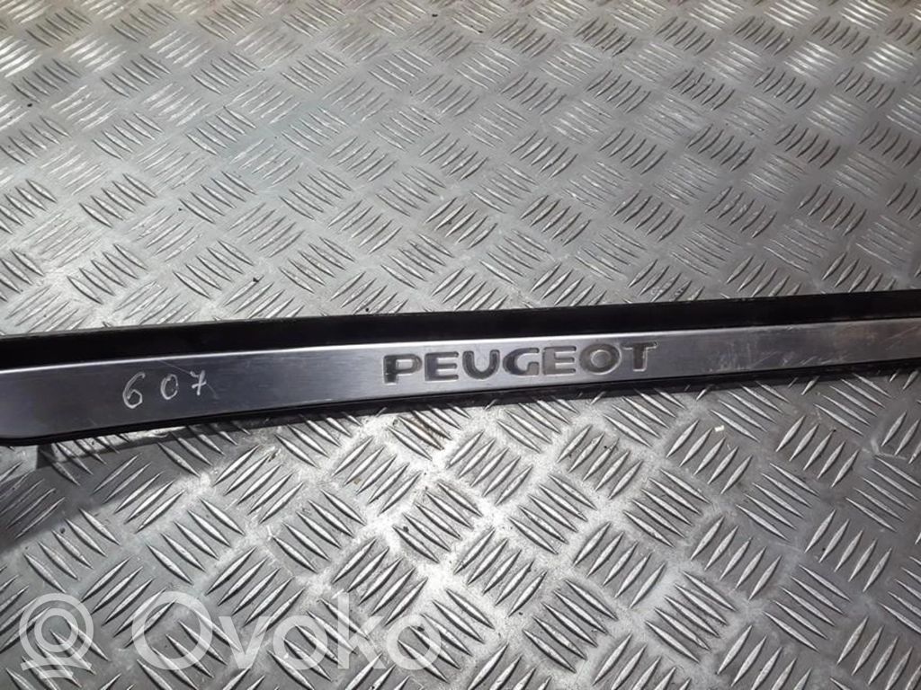Peugeot 607 Copertura del rivestimento del sottoporta posteriore