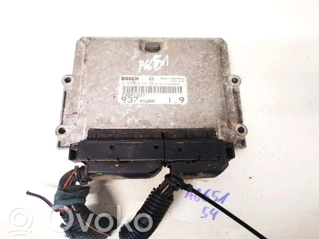 Engine control unit/module   73501227,93741WAA,0281010332,73501227,93741WAA