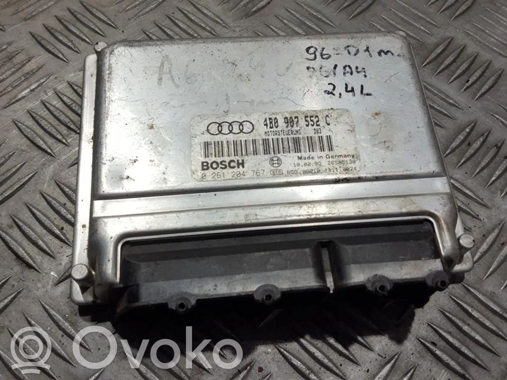 Centralina/modulo del motore   4B0907552C,0261204767,0261204767,4B0907552C