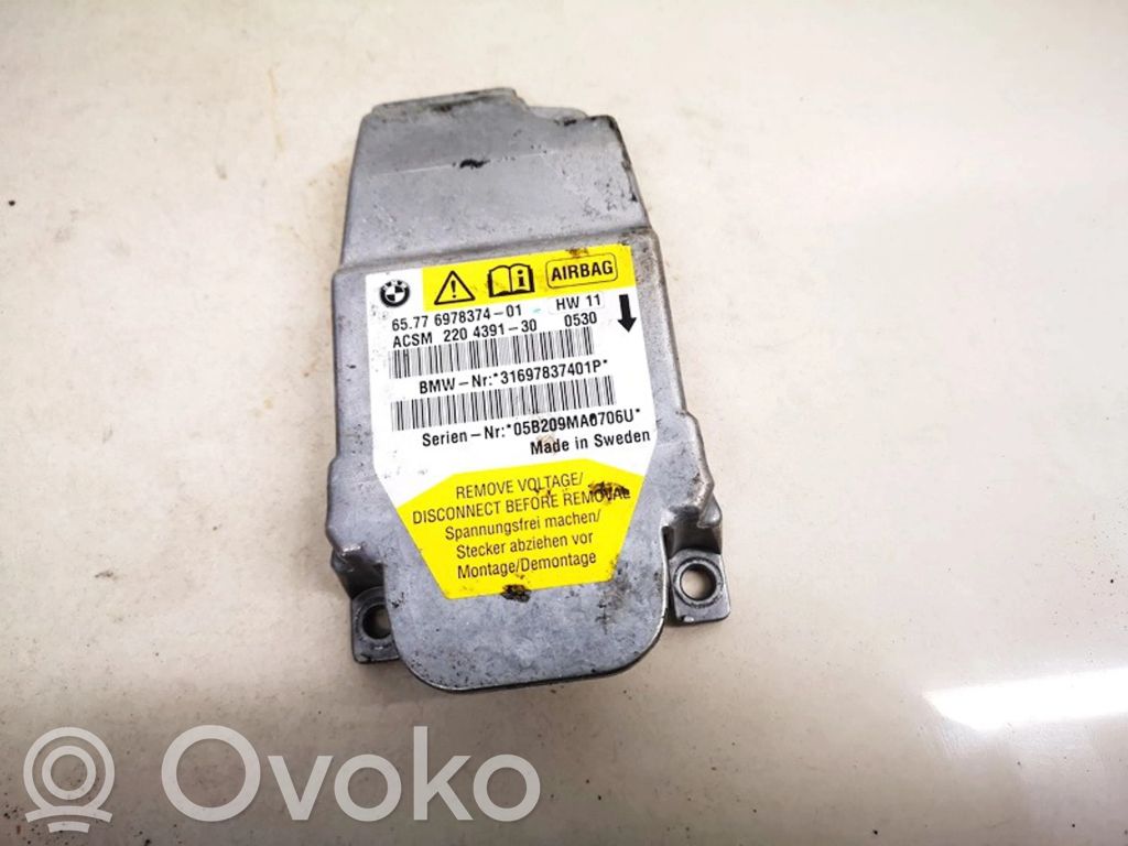 BMW 5 E60 E61 Airbag control unit/module 