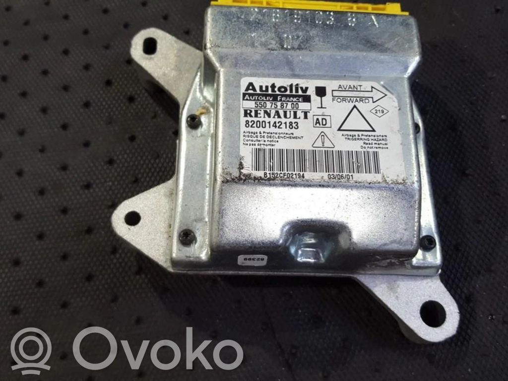 Centralina/modulo airbag   550758700,8200142183,550758700,8200142183