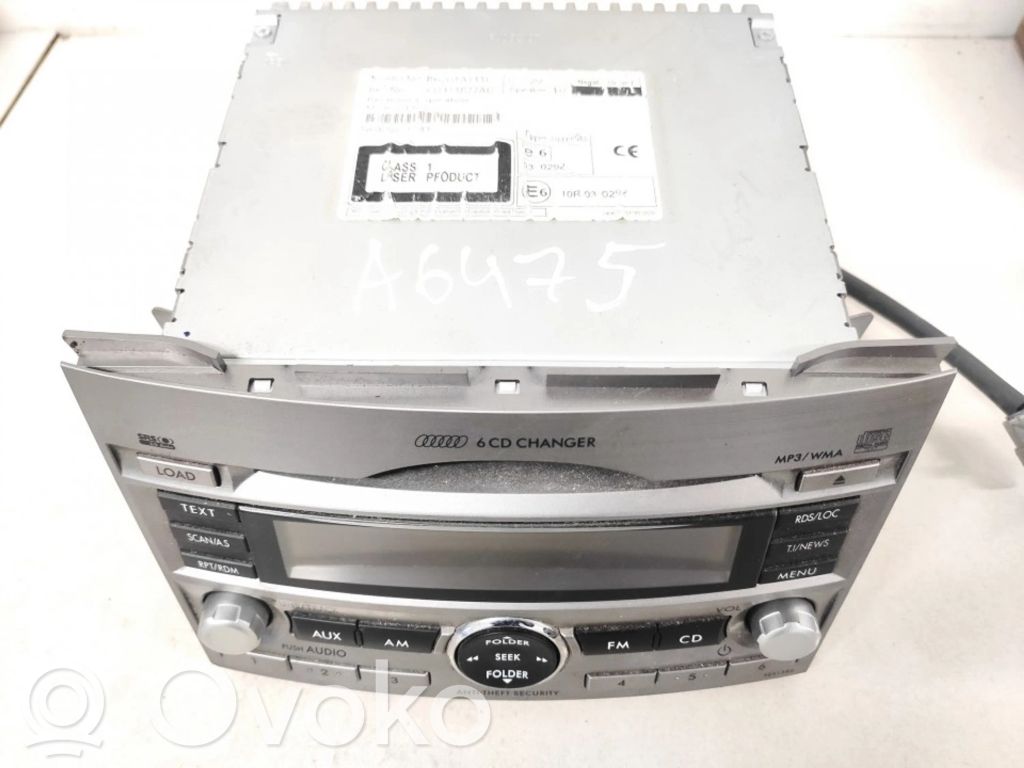 Panel / Radioodtwarzacz CD/DVD/GPS   86201AJ310,86201AJ310
