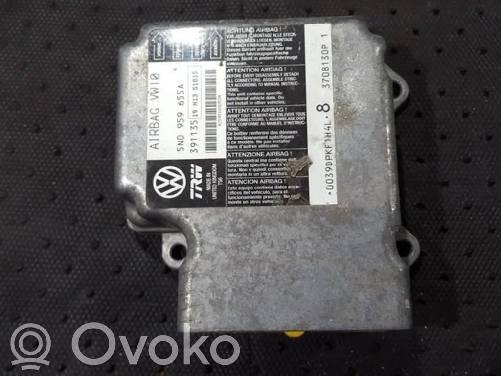 Module de contrôle airbag   5N0959655A,391135,391135,5N0959655A