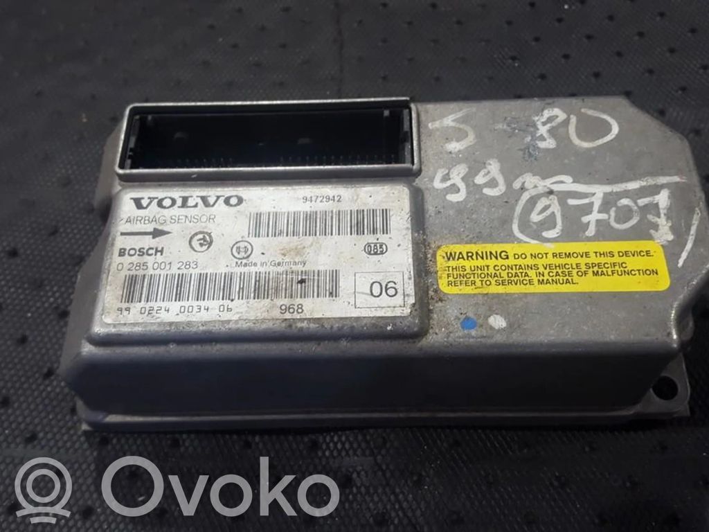 Volvo S80 Unitate/modul de comandă airbaguri 
