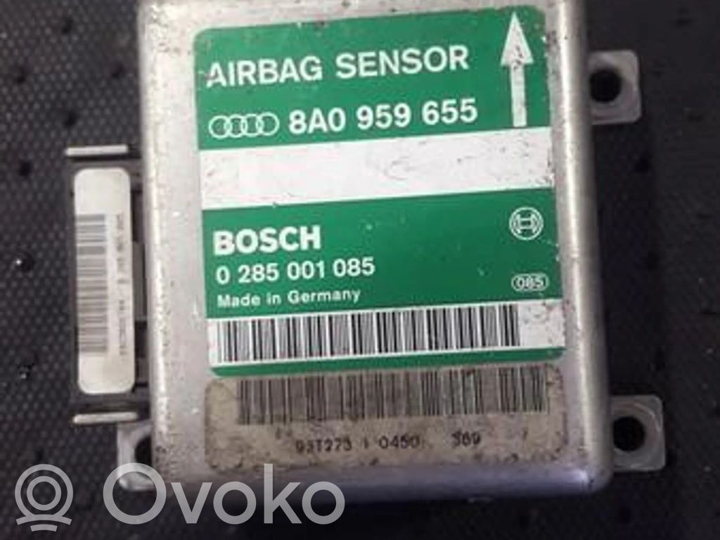 Module de contrôle airbag   0285001085,8A0959655,0285001085,8A0959655