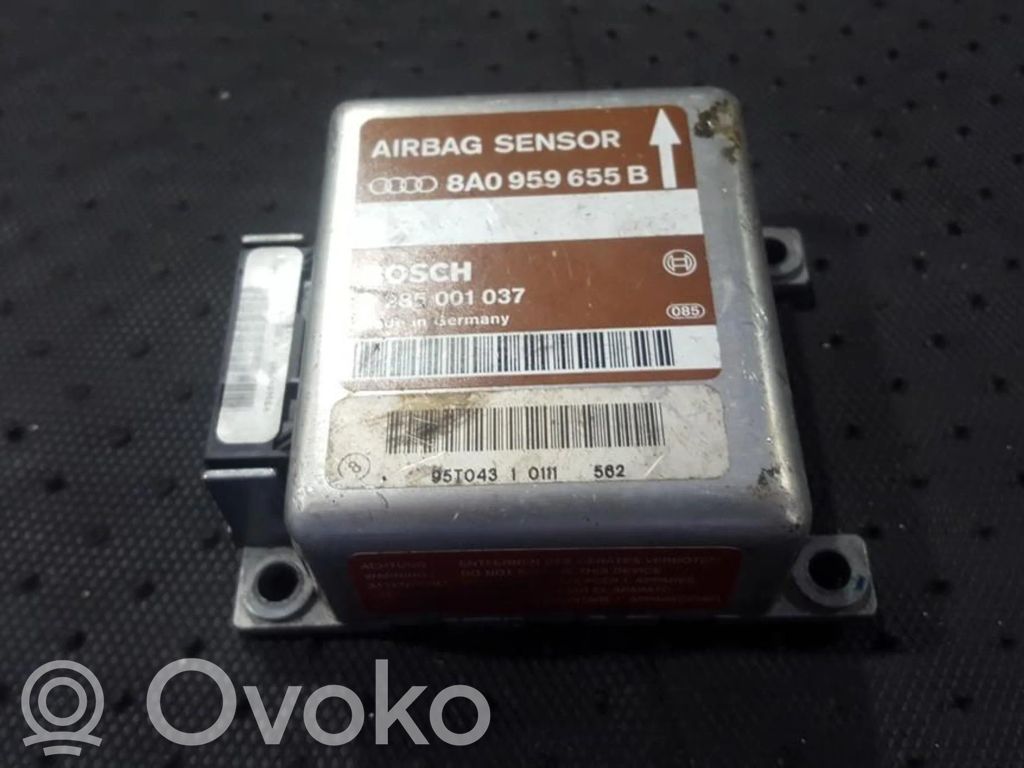 Unidad de control/módulo del Airbag   0285001037,8A0959655B,0285001037,8A0959655B