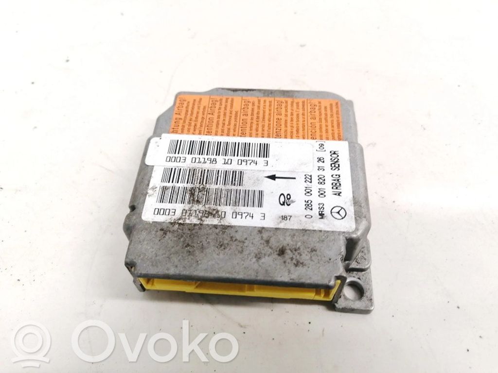Centralina/modulo airbag   0285001222,0018203126,0018203126,0285001222