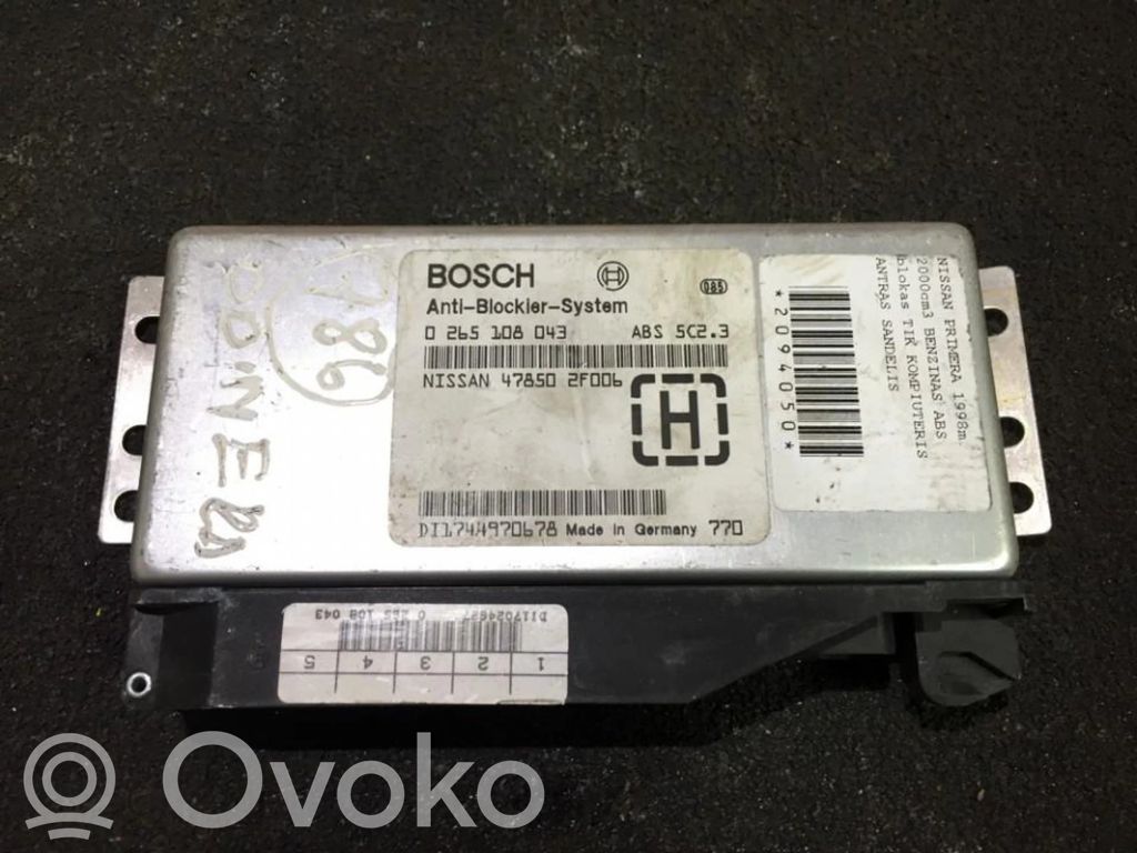 Nissan Primera ABS control unit/module 