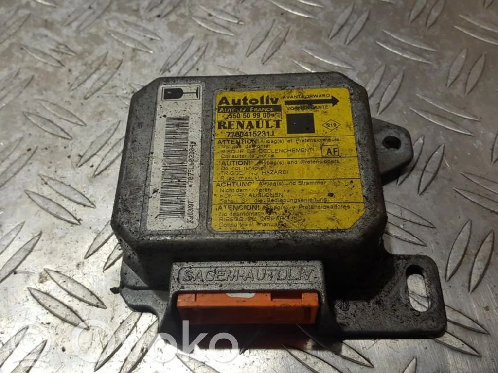 Renault Scenic I Centralina/modulo airbag 