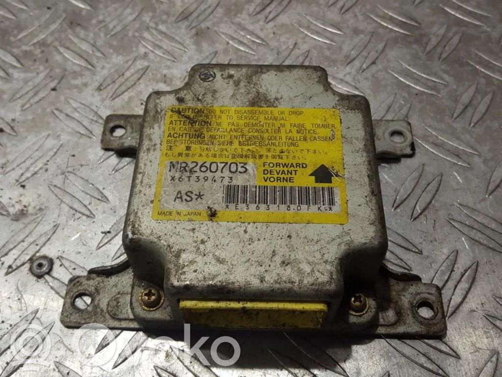 Unidad de control/módulo del Airbag   MR260703,X6T39473,MR260703,X6T39473
