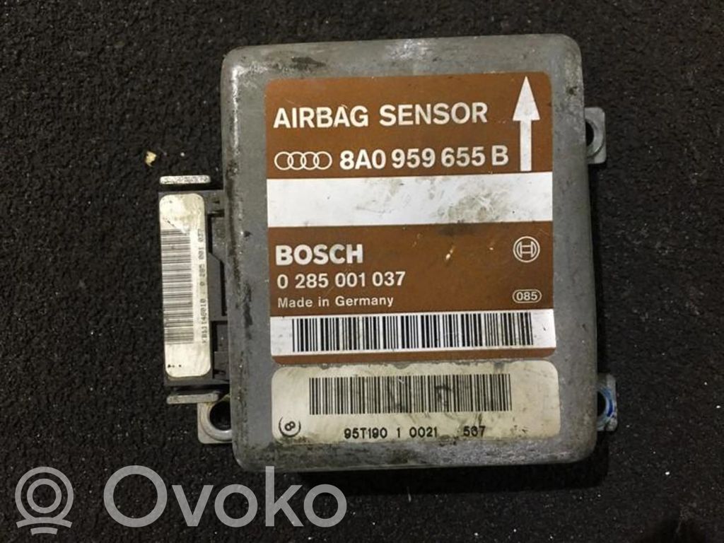 Centralina/modulo airbag   8A0959655B,0285001037,0285001037,8A0959655B