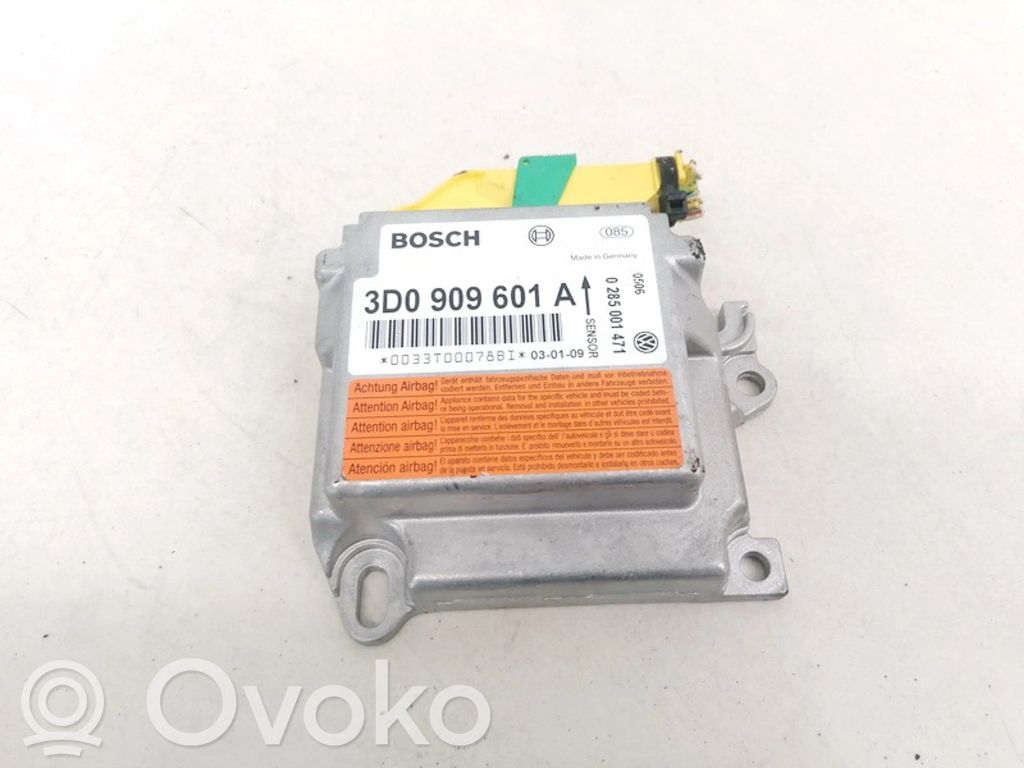 Sterownik / Moduł Airbag   3D0909601A,028001471,028001471,3D0909601A