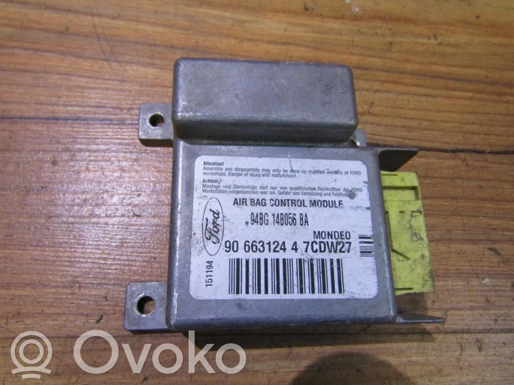 Ford Mondeo MK I Unitate/modul de comandă airbaguri 