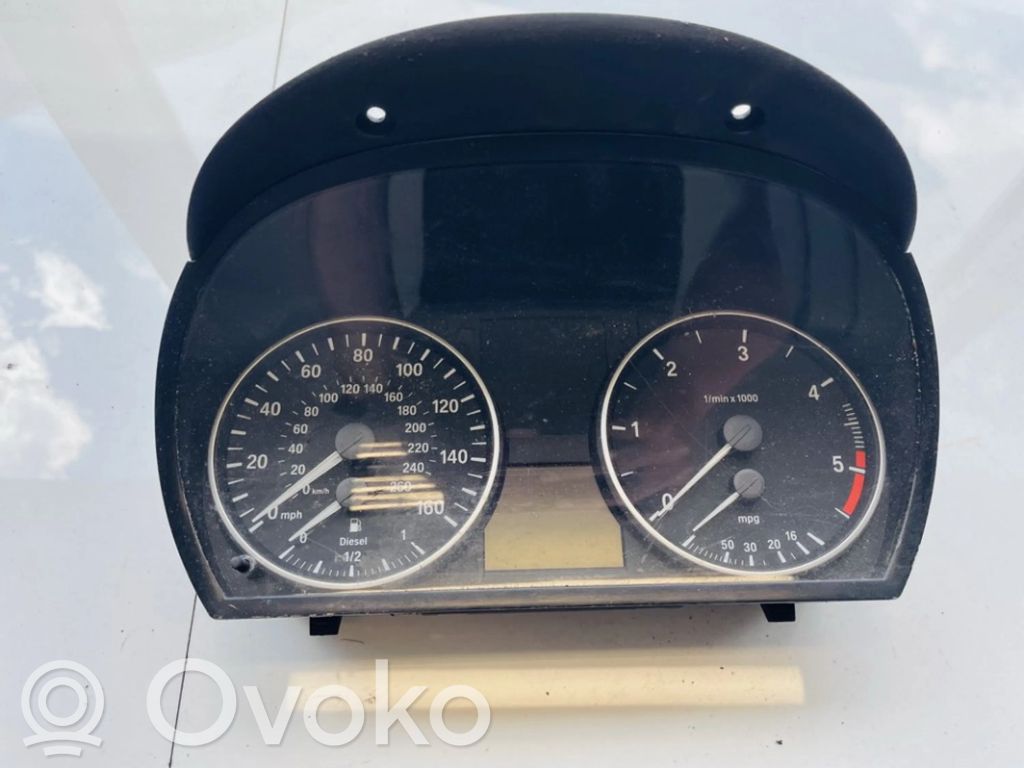 BMW 3 E90 E91 Speedometer (instrument cluster) 