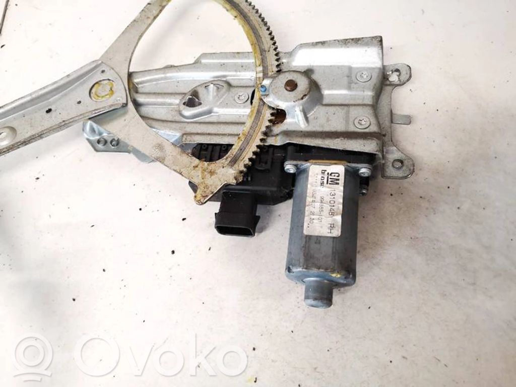 Opel Astra H Motorino alzacristalli della portiera anteriore 