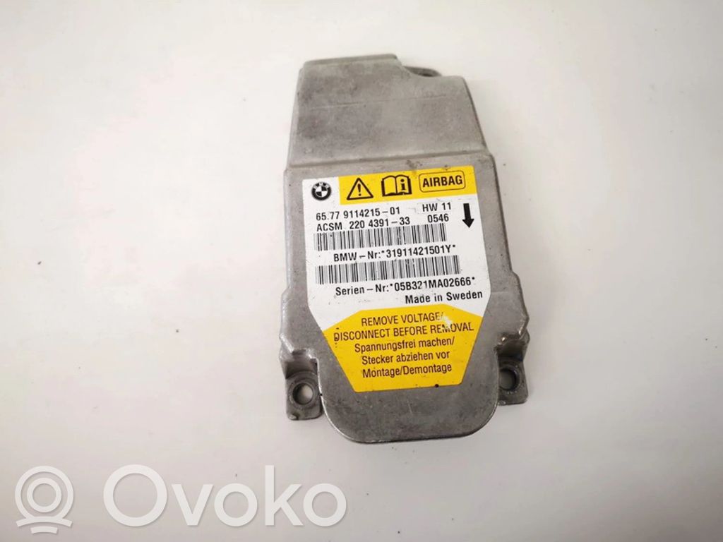 BMW 5 E60 E61 Airbag control unit/module 