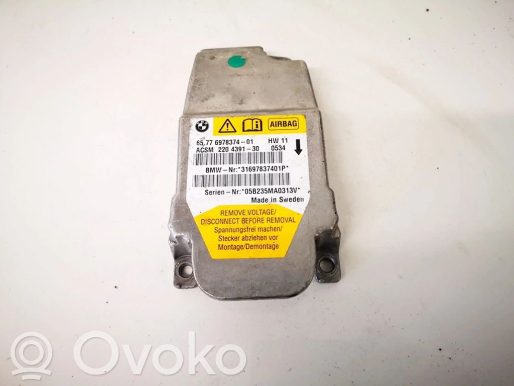 BMW 5 E60 E61 Airbag control unit/module 