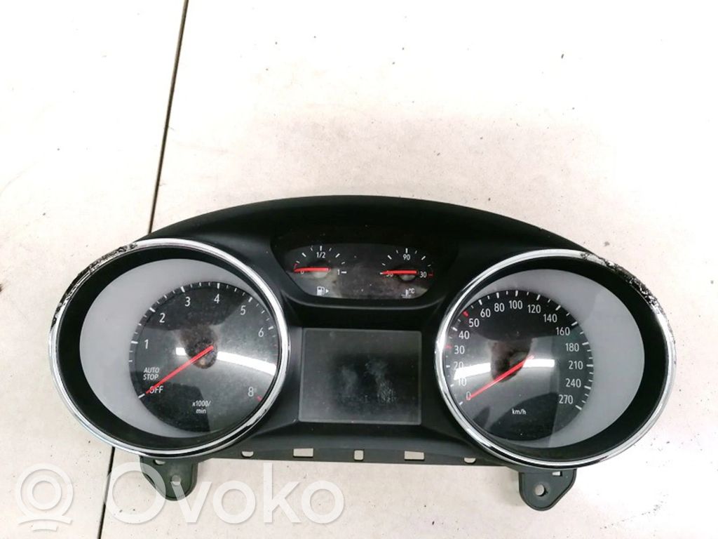 Opel Astra K Geschwindigkeitsmesser Cockpit 