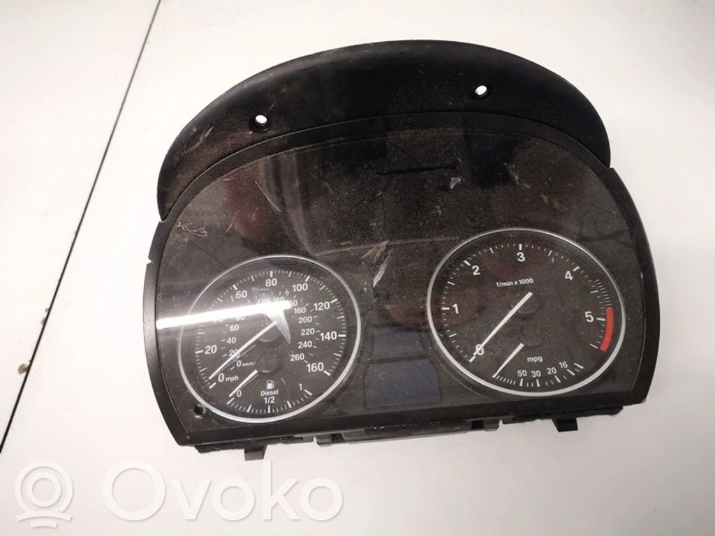BMW 3 E90 E91 Speedometer (instrument cluster) 