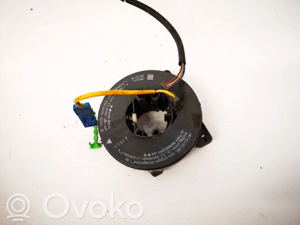 Opel Zafira A Innesco anello di contatto dell’airbag (anello SRS) 