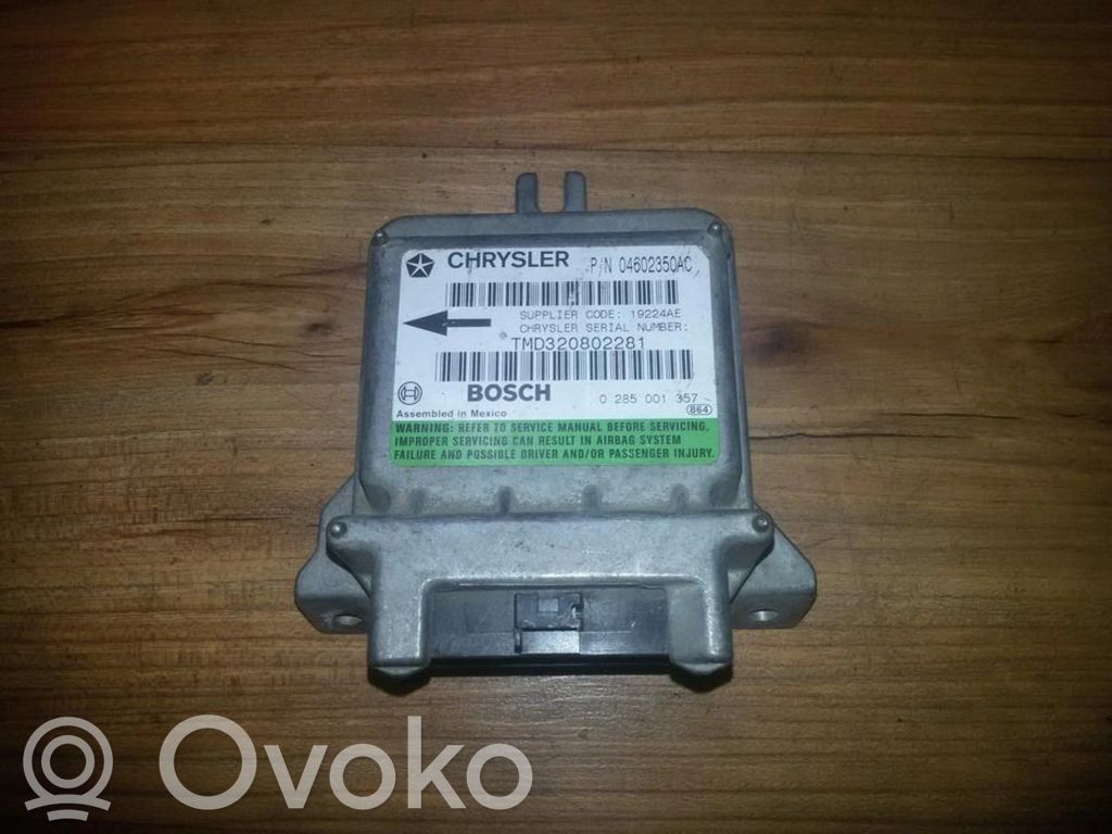 Chrysler 300M Module de contrôle airbag 