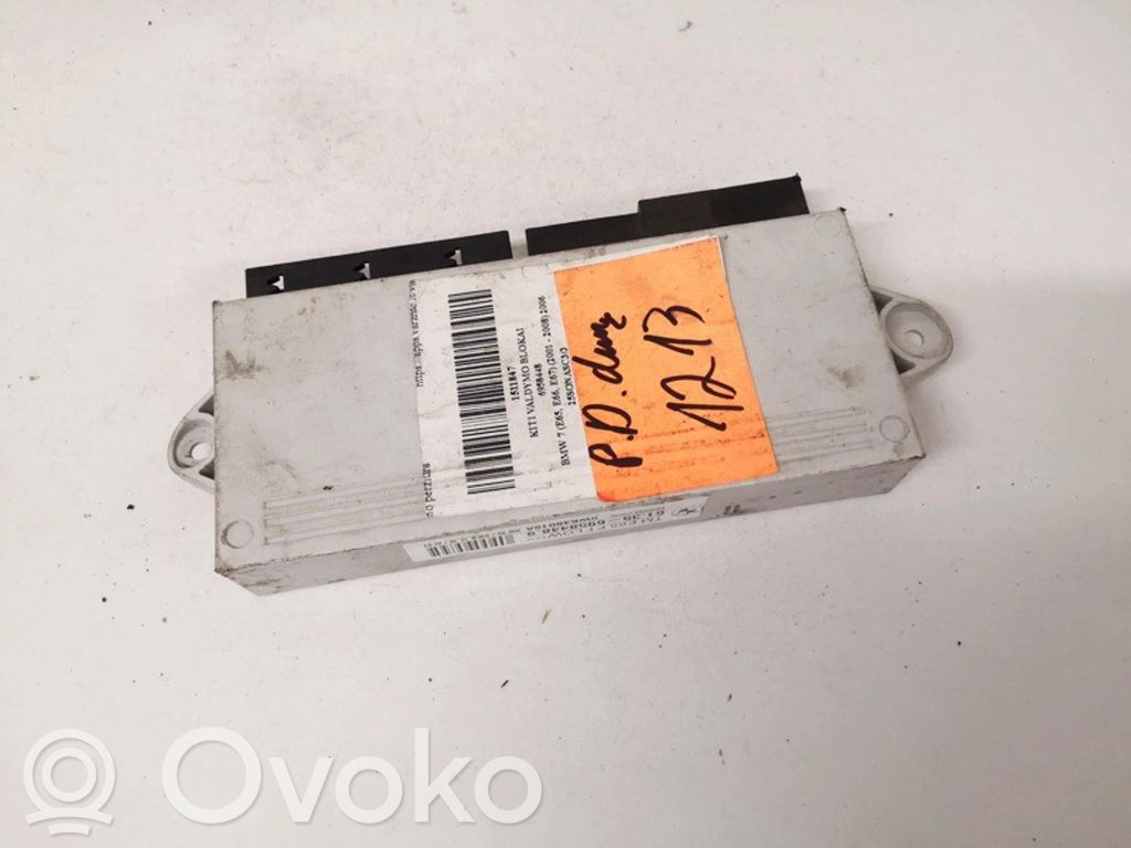 BMW 7 E65 E66 Unité de commande module de porte