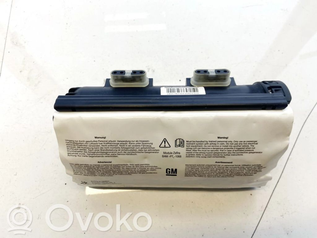 Opel Zafira B Airbag de passager