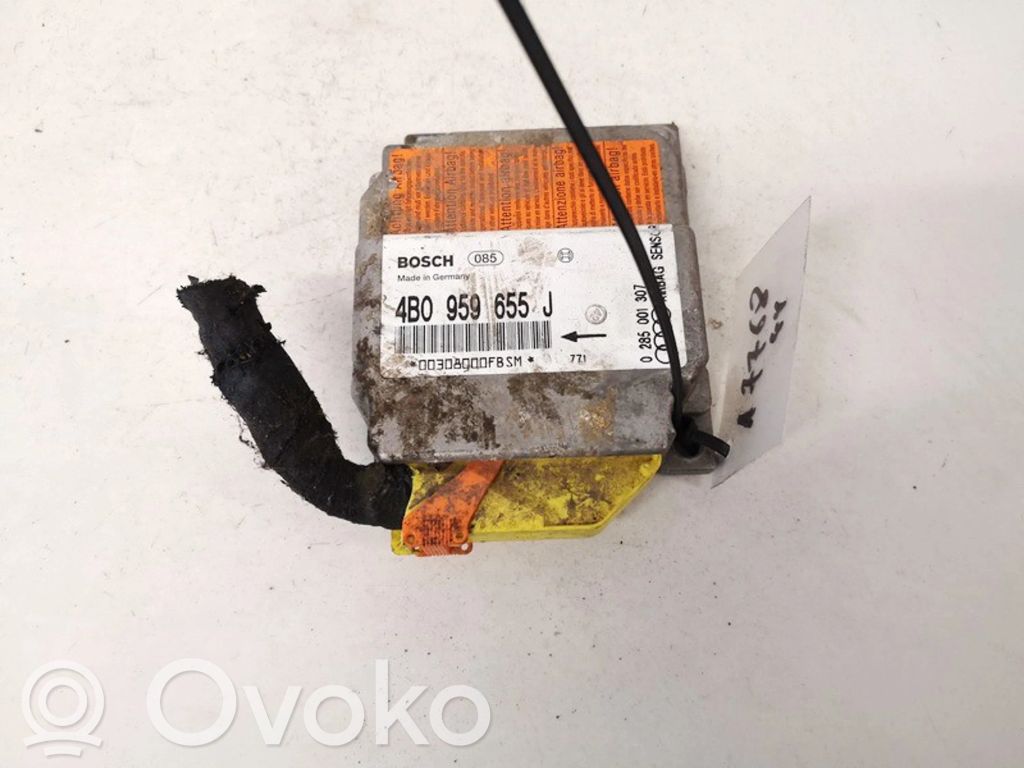 Unidad de control/módulo del Airbag   4B0959655J,0285001307,0285001307,4B0959655J