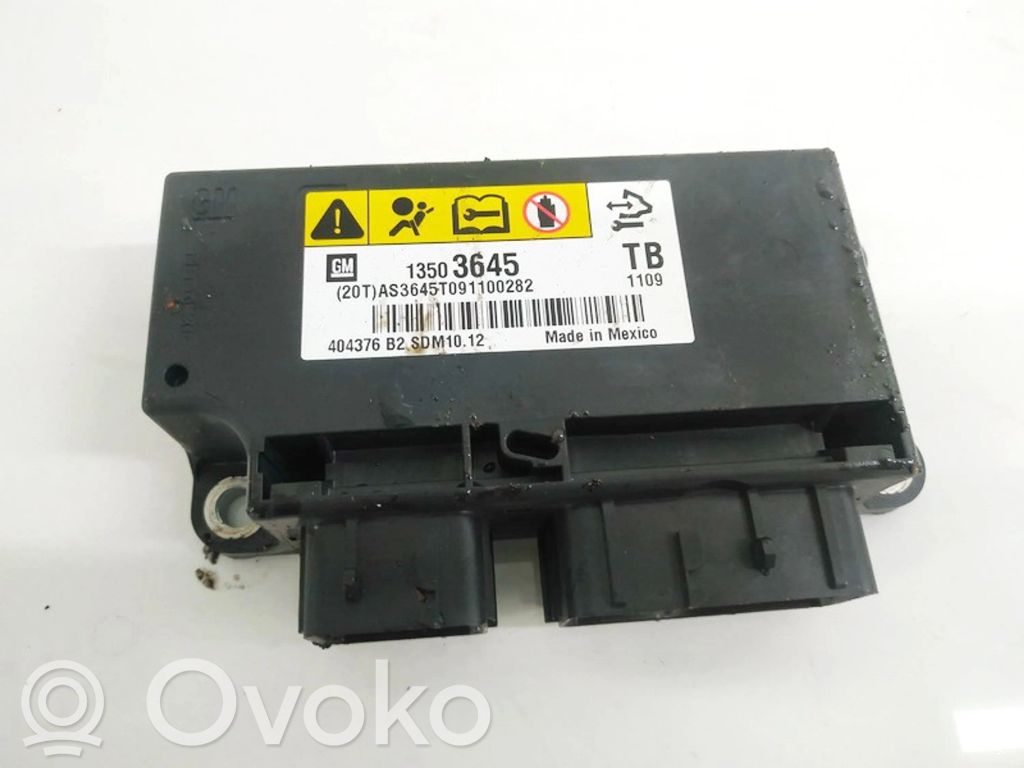 Sterownik / Moduł Airbag   13503645,AS3645T091100282,13503645,AS3645T091100282