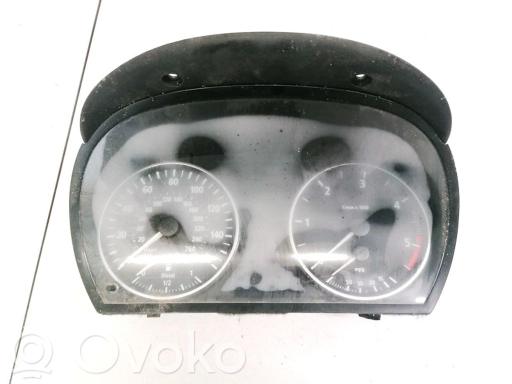 BMW 3 E90 E91 Speedometer (instrument cluster) 