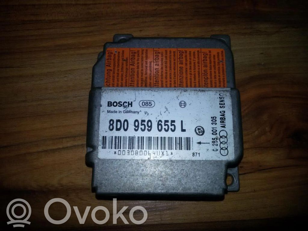 Audi A4 S4 B5 8D Centralina/modulo airbag 