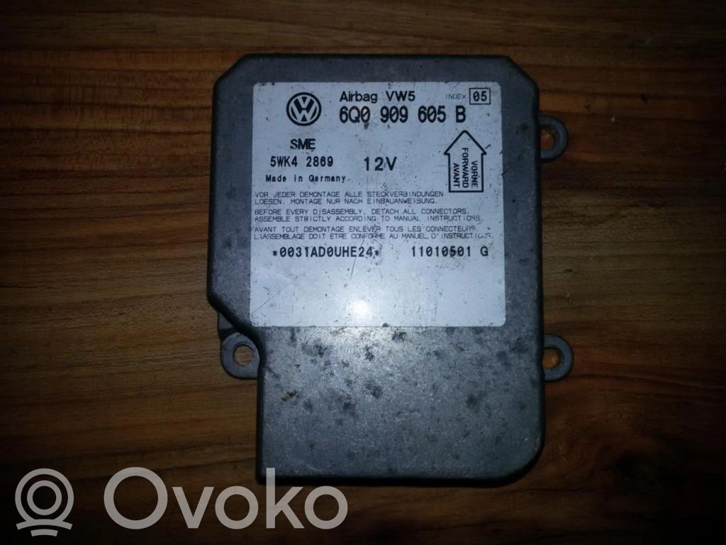 Unitate/modul de comandă airbaguri   6Q0909605B,5WK42869,5WK42869,6Q0909605B