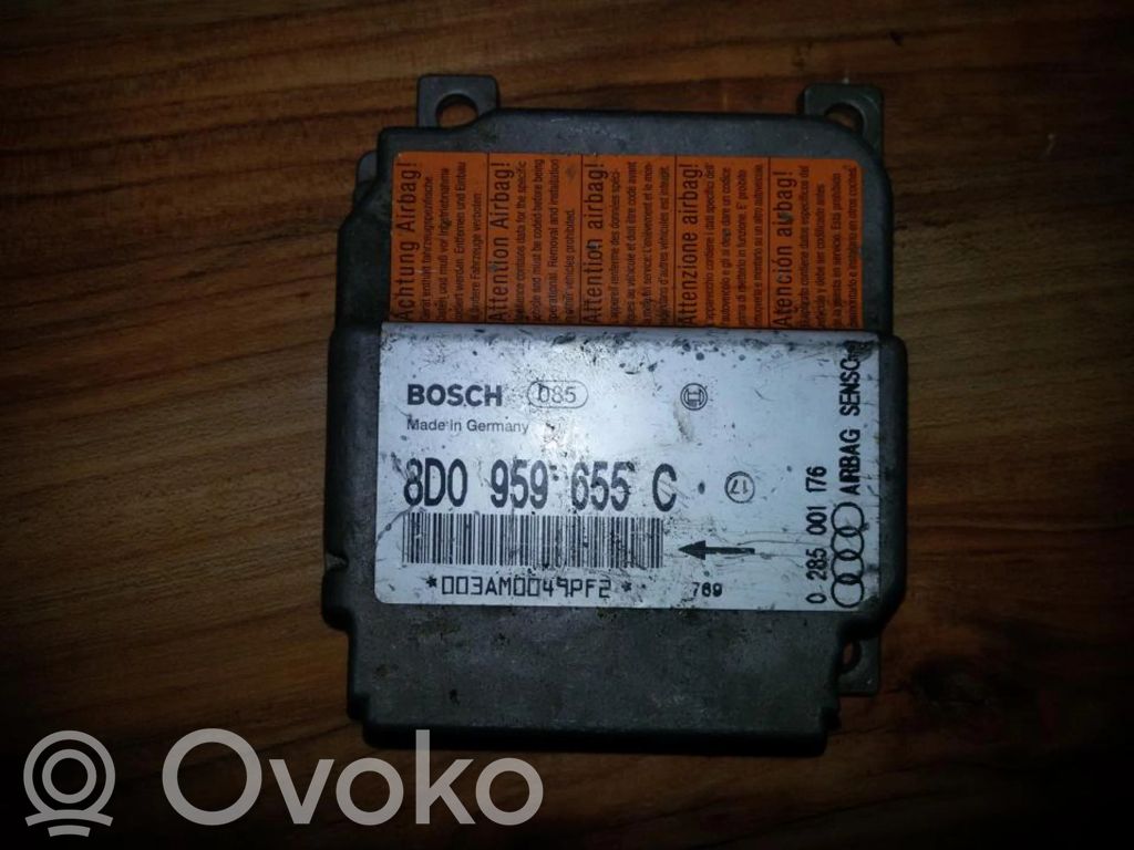 Audi A4 S4 B5 8D Centralina/modulo airbag 