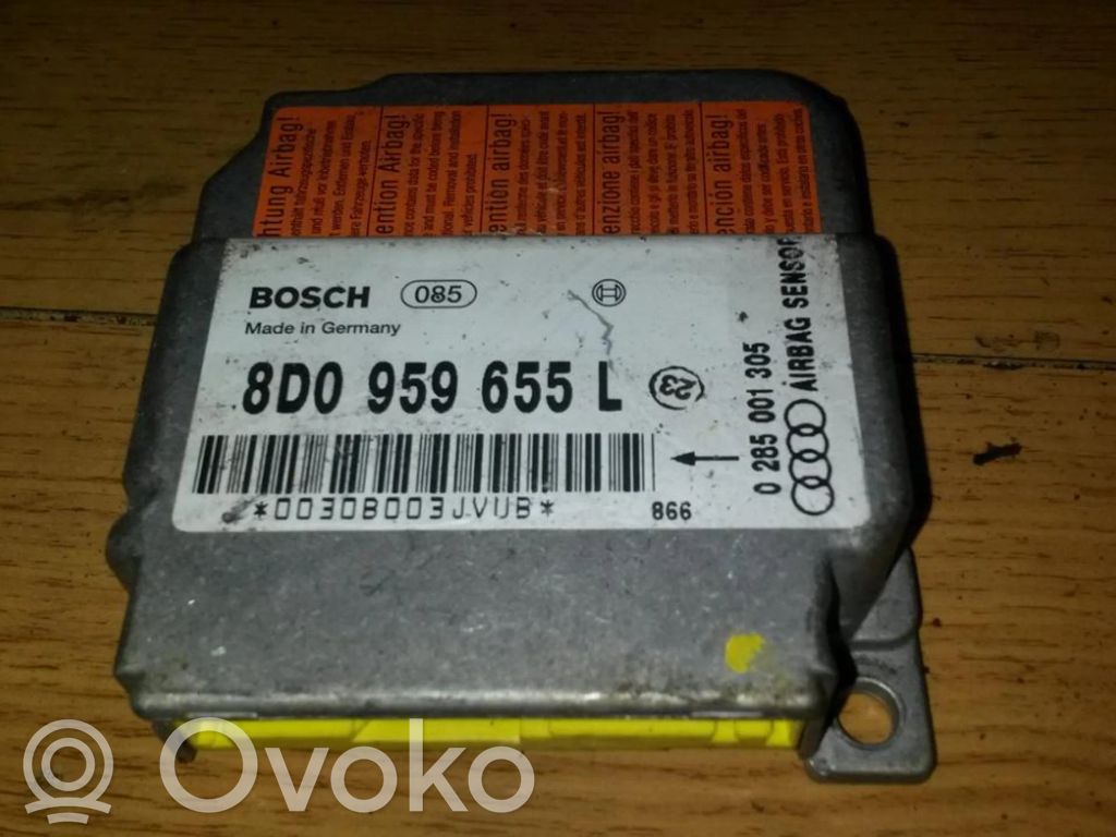 Audi A4 S4 B5 8D Centralina/modulo airbag 
