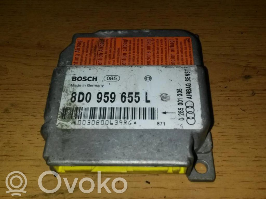Audi A4 S4 B5 8D Centralina/modulo airbag 