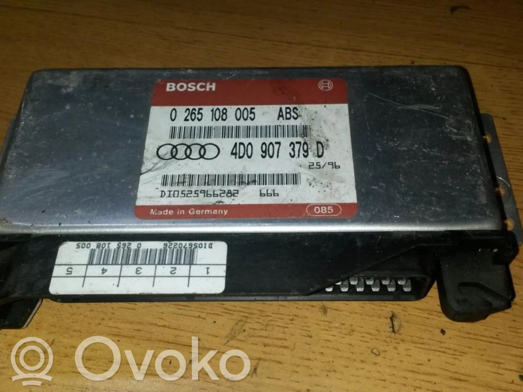 Sterownik / moduł ABS   0265108005,4D0907379D,0265108005,4D0907379D