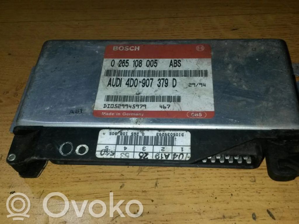 Unitate/modul control ABS   0265108005,4D0907379D,0265108005,4D0907379D