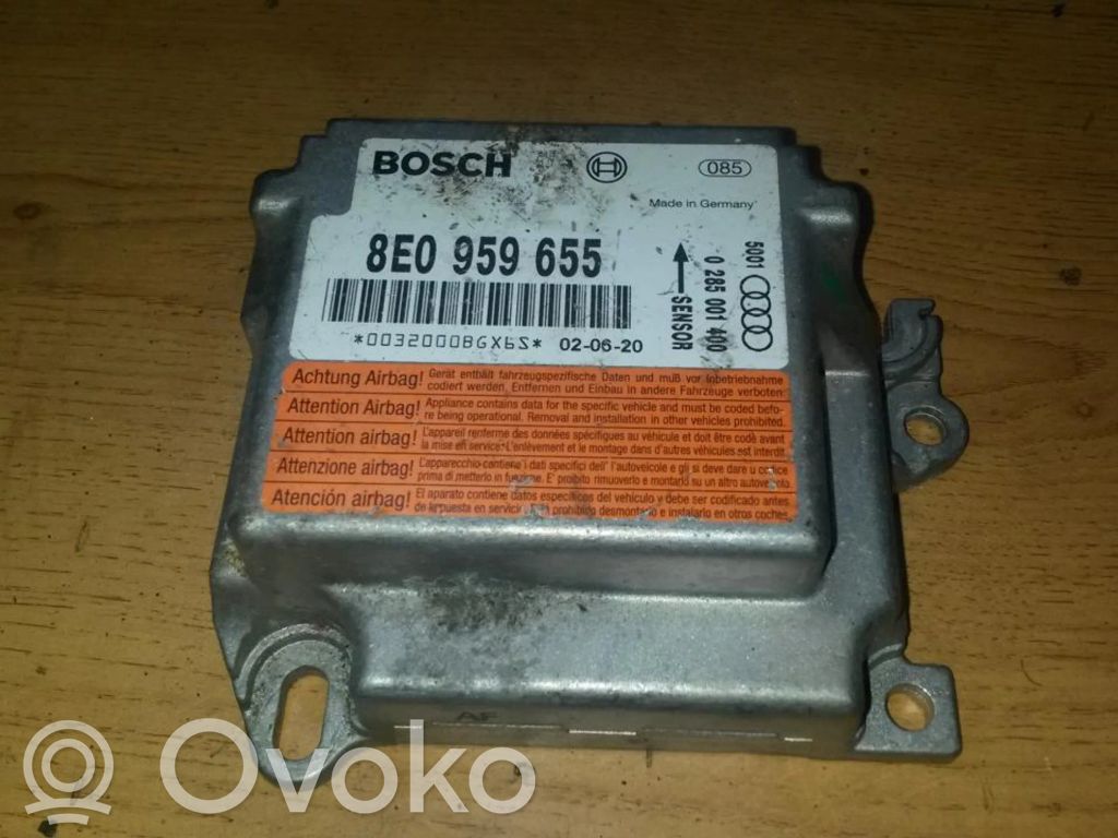 Audi A4 S4 B6 8E 8H Unitate/modul de comandă airbaguri