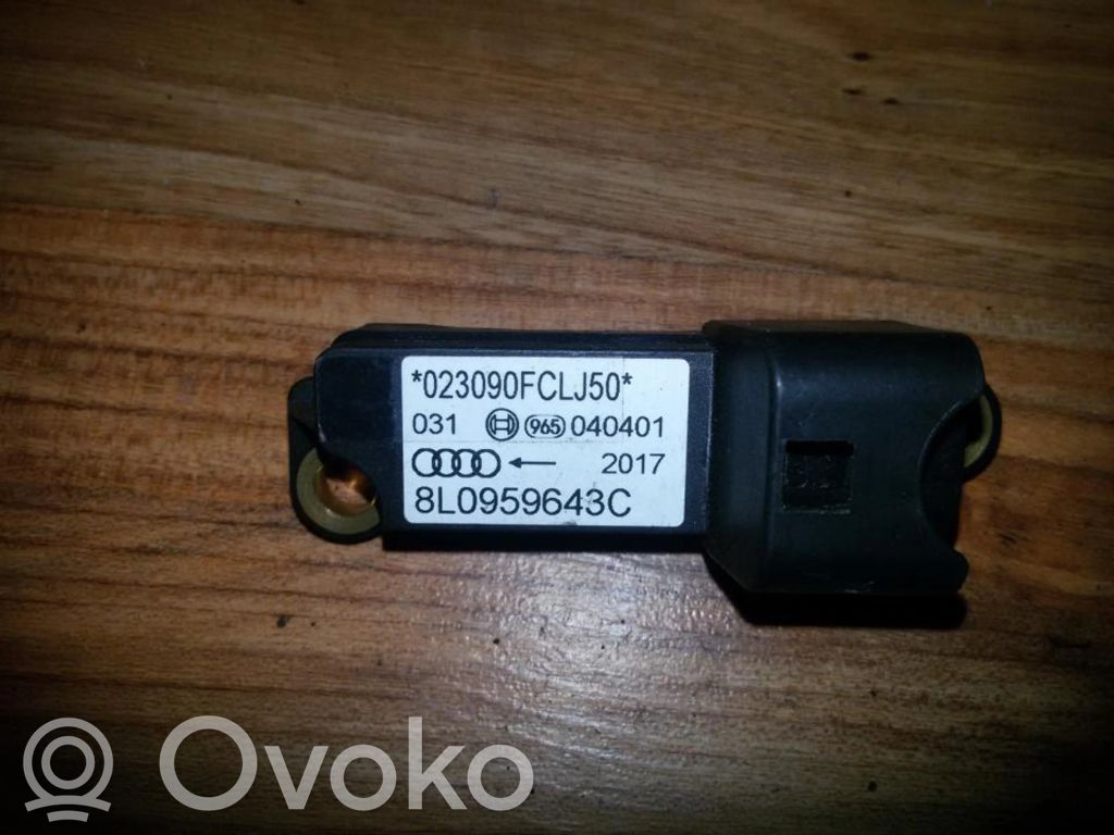 Sensor impacto/accidente para activar Airbag   8L0959643C,8L0959643C