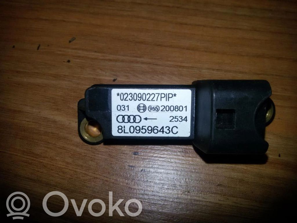 Sensor impacto/accidente para activar Airbag   8L0959643C,8L0959643C