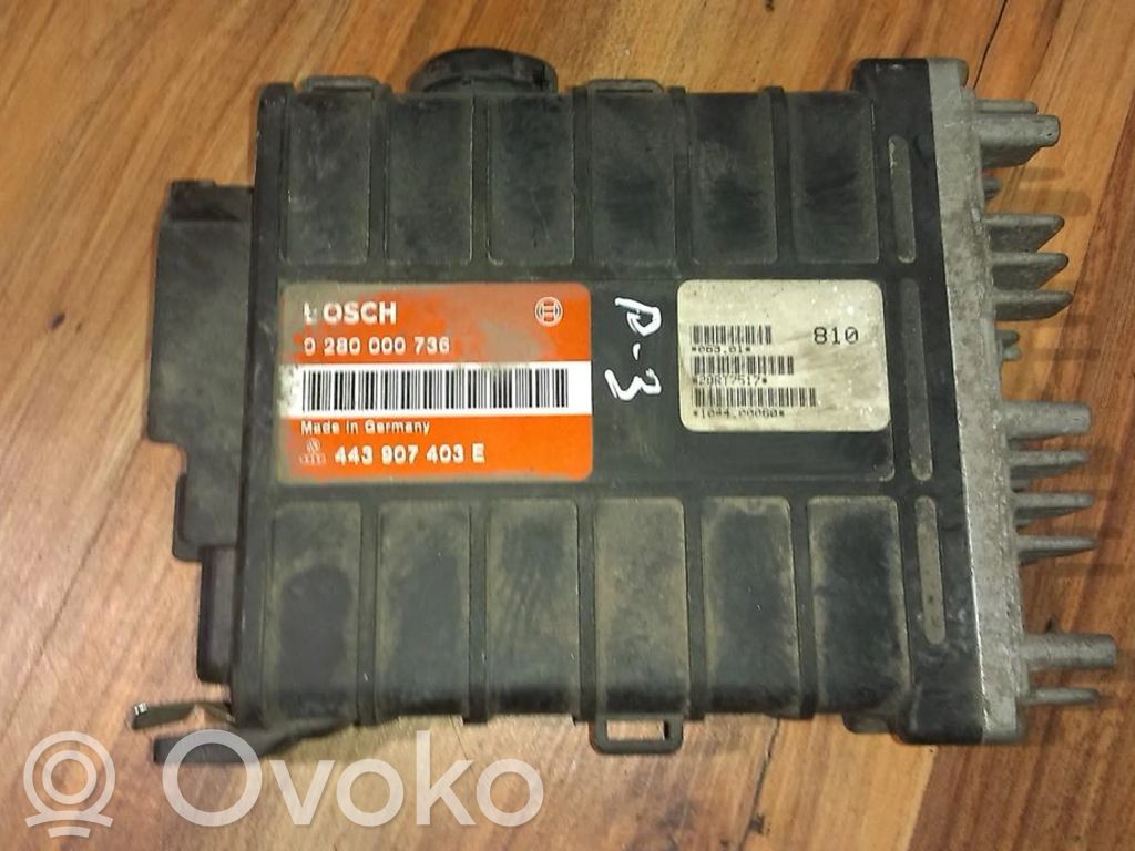 Volkswagen PASSAT B3 Unitate/modul de control motor 