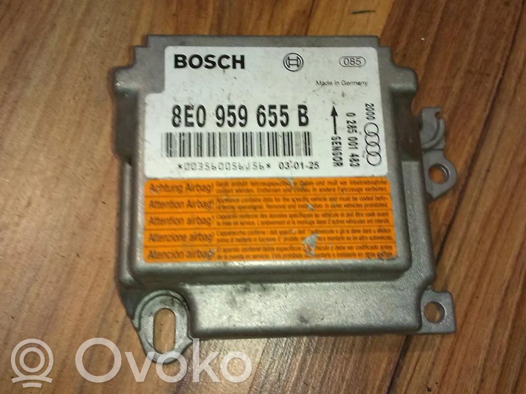 Unidad de control/módulo del Airbag   8E0959655B,0285001483,0285001483,8E0959655B
