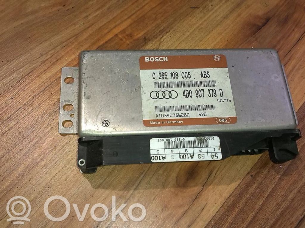 Unidad de control/módulo del ABS   0265108005,4D0907379D,0265108005,4D0907379D