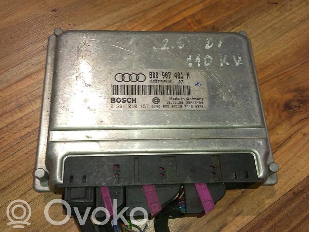 Engine control unit/module   8D0907401N,0281010157,0281010157,8D0907401N