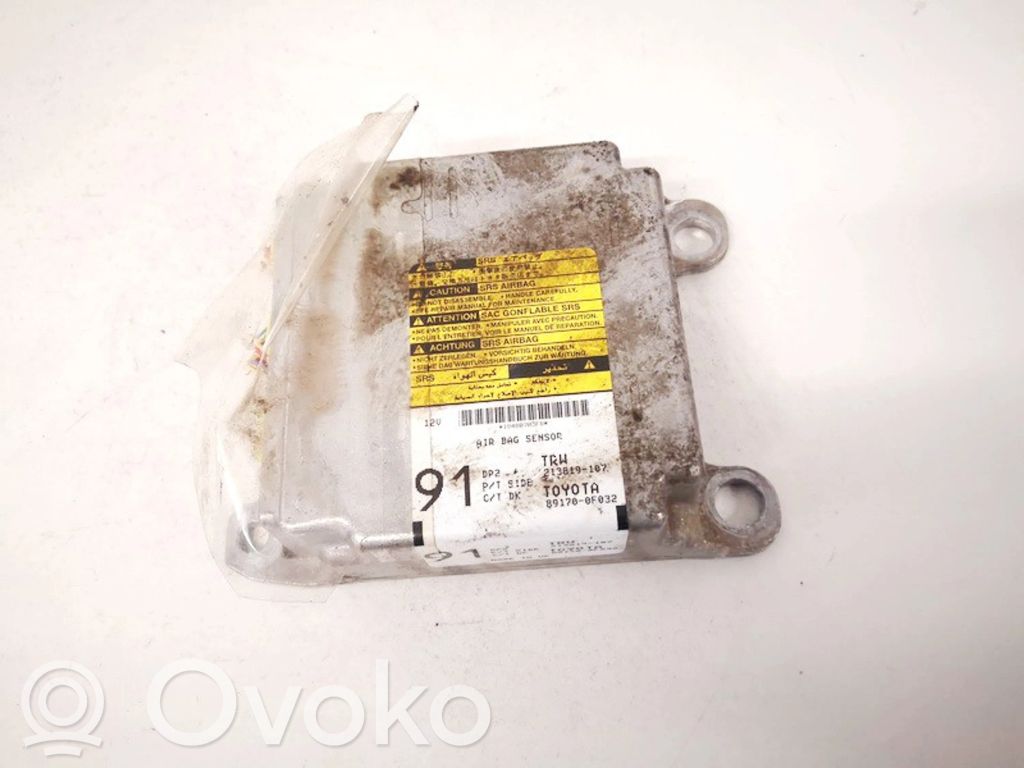 Toyota Corolla Verso AR10 Centralina/modulo airbag