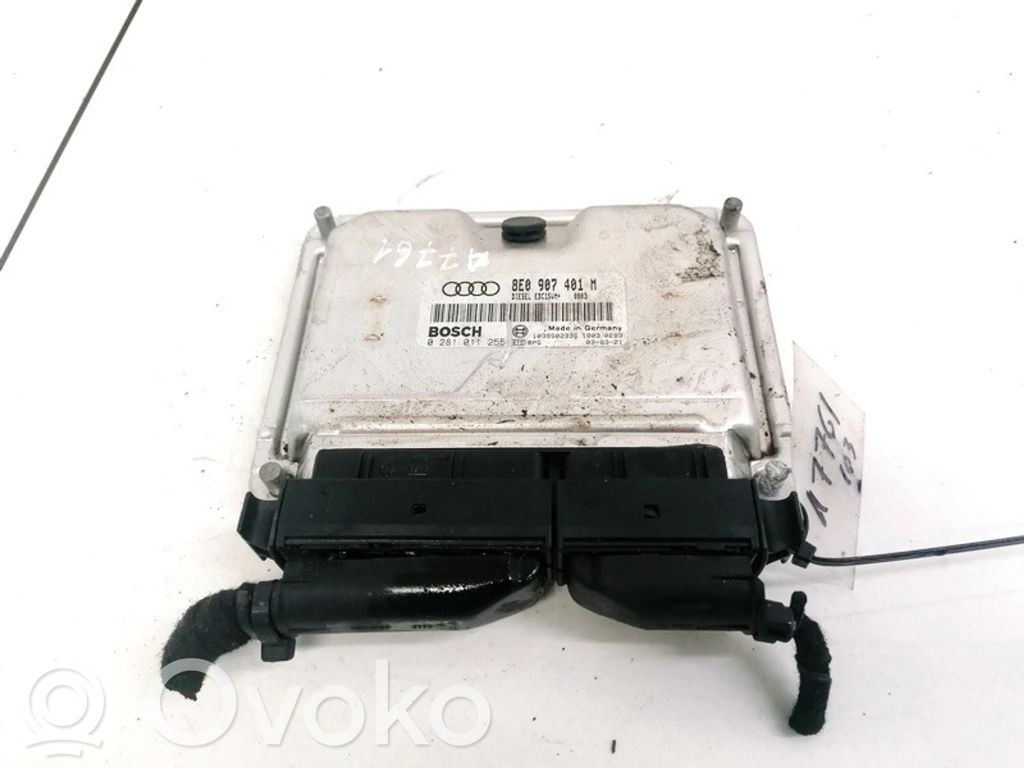 Engine control unit/module   8E0907401M,0281011255,0281011255,1039S02336,8E0907401M